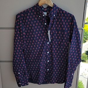 Men's J Crew Slim Untucked Button Down Shirt
